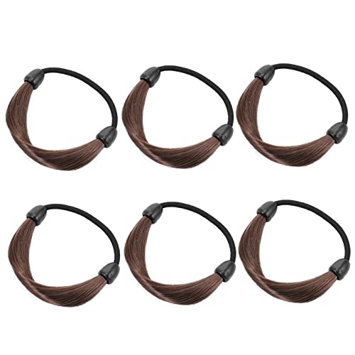 PAMINGONO 6stücke Haargummis Elastische Pferdeschwanzhalter Haarbänder Damen Haarschmuck Für Jeden Anlass Vielseitig Einsetzbar Und Elegant Gestaltet von PAMINGONO