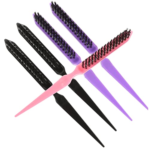 PAMINGONO 6stücke Faltbarer Haarkamm Klappbarer Kamm Für Frisuren Mit Massagefunktion Flachkamm Für Reisen Salon-haarbürste Borsten-haarkamm Für Frauen Und Männer von PAMINGONO