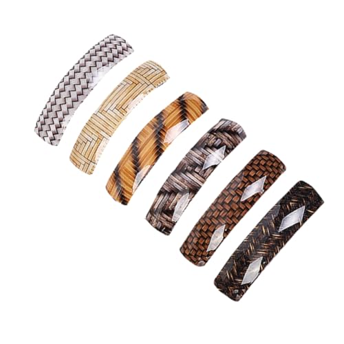 PAMINGONO 6stücke Modische Haarklammern Mit Spitzem Design Haarclips Für Mädchen Und Frauen Vielseitige Haaraccessoires Bunten Farben Für Jeden Anlass von PAMINGONO