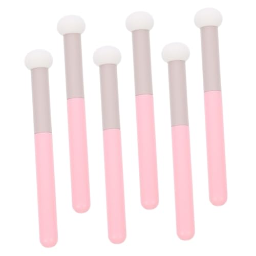 PAMINGONO 6stücke Teiliges Make-up Schwamm Pinsel Mit Pilzkopf Concealer Pinsel Für Präzise Anwendung Für Foundation Lidschatten Und Puder Für Anfänger Und Profis Geeignet Vielseitiges von PAMINGONO
