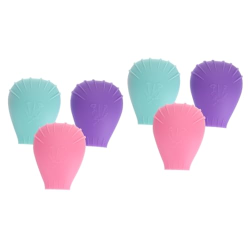 PAMINGONO 6stücke Teiliges Silikon-make-up-pinsel-schutzhüllen Staubdicht Für Reisen Schützt Pinselborsten Leicht Und Kompakt Für Kosmetik-organizer Langlebig Und Einfach Zu Reinigen von PAMINGONO