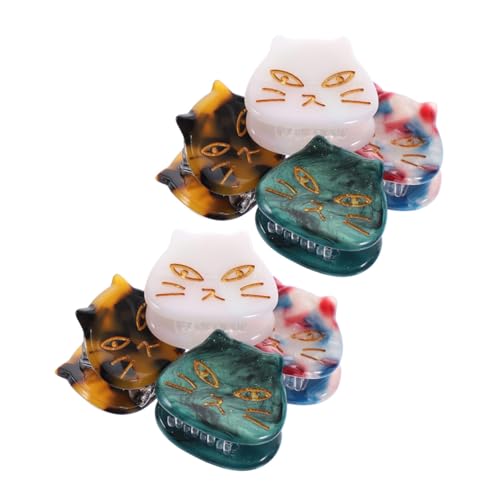 PAMINGONO 8stücke Kleine Haarklammern Dekorative Katzenkrallenklammern Für Frauen Süße Haarspangen Für Mädchen Party Und Alltagsfrisuren von PAMINGONO