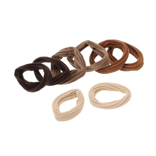 PAMINGONO Dicke Nahtlose Haarbänder Für Mädchen Pferdeschwanzhalter Elastische Bänder Für Dutts Pferdeschwänze Keine Schäden Für Frauen von PAMINGONO