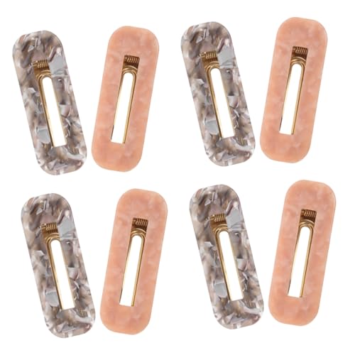PAMINGONO 8stücke Haarspange Krallenklammer Flache Haarkrallenklammern Haarklammern Für Mädchen Frauen Haarschmuck Für Mädchen Kleinkinder Krallenklammern Für Frauen Haarspangen Für von PAMINGONO