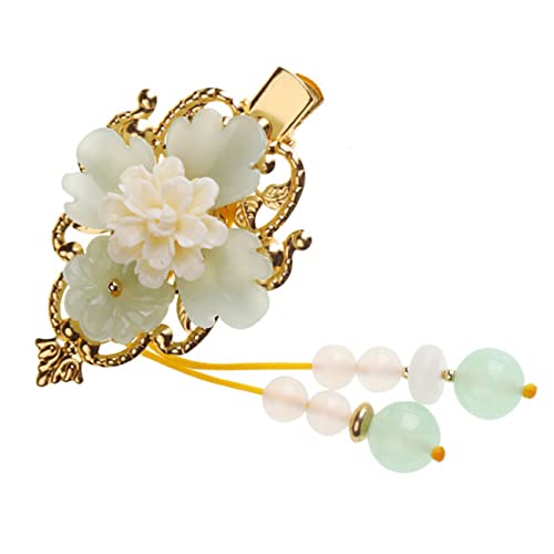 PAMINGONO Chinesische Vintage Blume Quaste Haarnadeln Haar Clip Haarspange Für Frauen Dekorative Kopfschmuck Haar Zubehör Mädchen von PAMINGONO