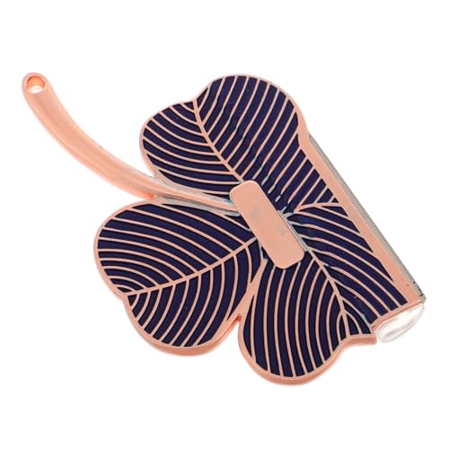 PAMINGONO Augenbrauen Trimmer Damen Präziser Augenbrauen Rasierer für Anfänger Kreativer Shamrock Form Gesichts Haarentferner Langlebig und Einfach zu Bedienen von PAMINGONO