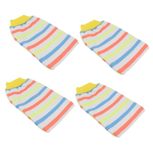 PAMINGONO Badehandschuh Zum Duschen Peelinghandschuh-set Schrubberhandschuh Weich Saugfähig Für Damen Herren Jungen Und Mädchen von PAMINGONO