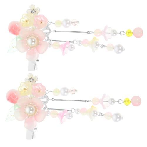 PAMINGONO Chinesische Haarspangen mit Quaste Blumen Haarschmuck für Damen Süße Haarklammern im Hanfu Stil für Partys und Alltagslooks Bezaubernde Haaraccessoires für Mädchen PAMINGONO Chinesische Haarspangen mit Quaste Blumen Haarschmuck für Damen Süße Haarklammern im Hanfu Stil für Partys und Alltagslooks Bezaubernde Haaraccessoires für Mädchen von PAMINGONO