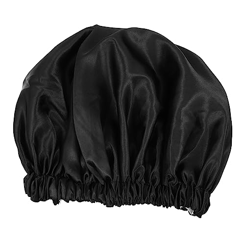 PAMINGONO Doppellagige Satin Schlafhaube Für Damen Komfortable Haarpflege Kopfbedeckung Schickes Design Ideal Für Die Nacht Und Die Dusche Schützend Und Stylisch von PAMINGONO