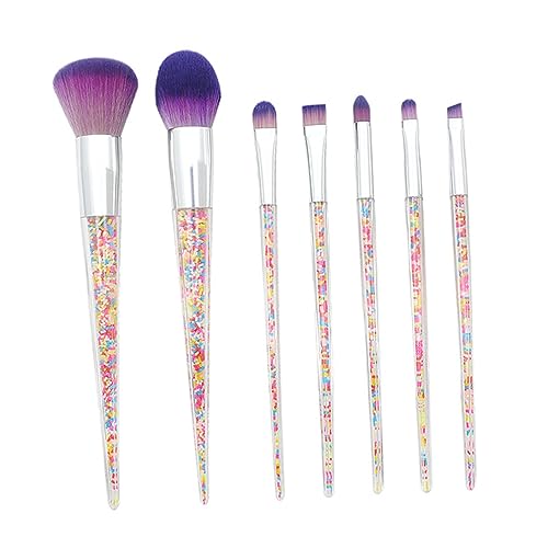 PAMINGONO 7stücke Teiliges Make-up Professionelle Make-up-tools Komfortables Puder Für Damen Silbertube von PAMINGONO