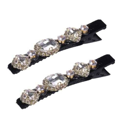 PAMINGONO 2stücke Haarklammern Mit Strass Vintage Alligator Haarspangen Für Damen Vielseitige Dekorationsclips Für Verschiedene Frisuren Und Anlässe von PAMINGONO