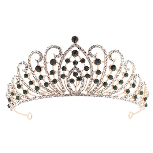 PAMINGONO Elegante Krone Kopfschmuck Hochzeit und Braut Modisches Mädchen Party Accessoire von PAMINGONO