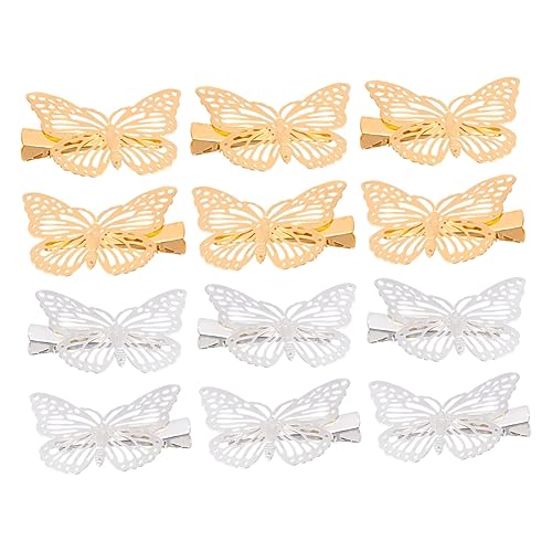 PAMINGONO Elegantes Haar-accessoire-set 12 Stück Haarspangen Bobby-silber Kopfschmuck Für Mädchen Stilvoll von PAMINGONO