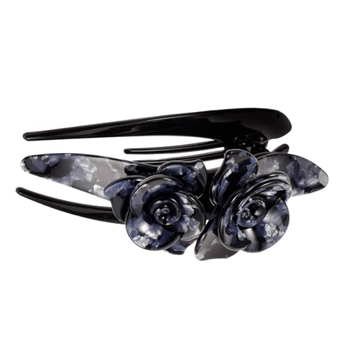 PAMINGONO Flacher Krallenclip Für Damen Mit Sicheren Haargehäuse Und Modischem Design Robuste Haarspange Aus Acryl Für Styling Und von PAMINGONO