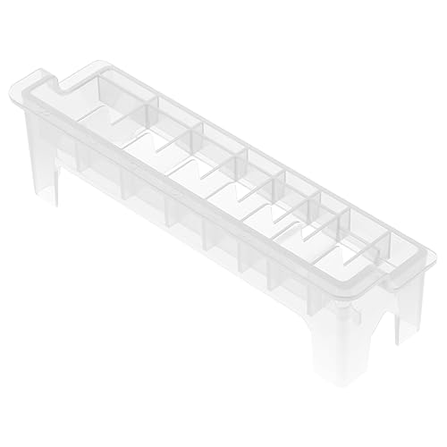 PAMINGONO 8gitter Hair Clipper Comb Organizer Mit Fächern Aufbewahrungsbox Für Haarschneider Transparenter Kammhalter Für Friseure Und Zuhause Und Platzsparender Clipper Comb Case von PAMINGONO