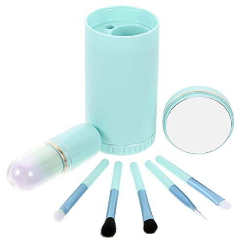 PAMINGONO Geschmeidiges Make-up-pinsel-set Mit Etui 6-in-1-make-up-tools Für Den Alltag Oder Unterwegs Lidschatten Rouge Lose Damenkosmetik von PAMINGONO