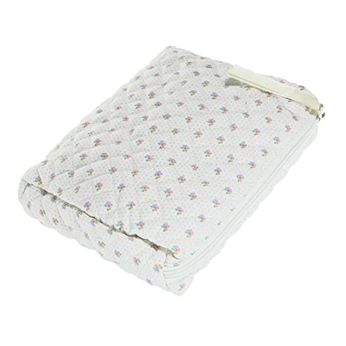 PAMINGONO Kosmetiktasche Große Kapazität Gesteppte Aufbewahrungstasche Für Make-up Blumenmuster Tragbare Kosmetik-Organizer Für Damen Für Reisen Und Zuhause von PAMINGONO