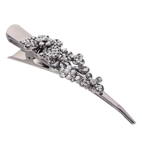 PAMINGONO Haarspange Mit Strass Für Damen Alligator Haarspange Vintage Haarschmuck Für Party Und Alltag von PAMINGONO