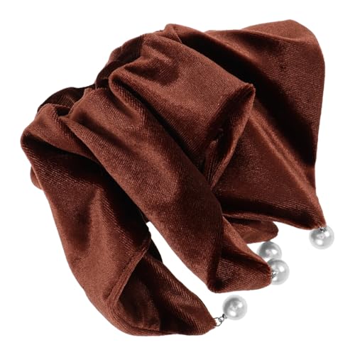 PAMINGONO Velvet Jumbo Haargummis Für Dickes Haar Extra Große Elastische Scrunchies Für Frauen Stilvolle Haaraccessoires Mit Elegantem Perlpendant Für Niedrige Pferdeschwänze Und von PAMINGONO