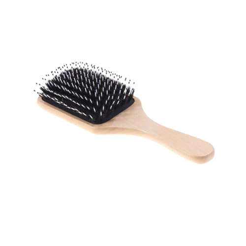 PAMINGONO Haarbürste Mit Wildschweinborsten Paddel-haarbürste Aus Holz Für Lockiges Welliges Haar Für Damen Und Herren von PAMINGONO