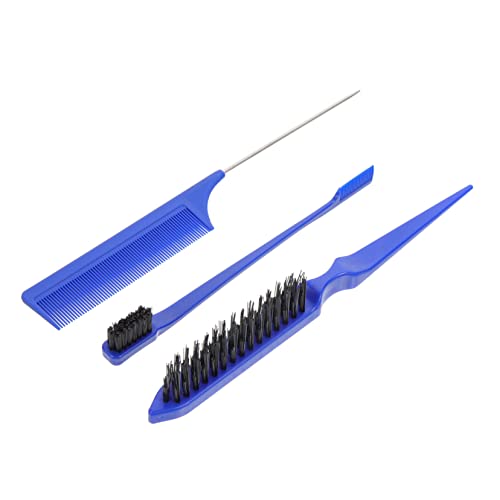 PAMINGONO Haarglättungskamm Mit Pin Tail Entwirrungskamm Mit Doppelseitiger Haarbürste Für Männer Und Friseure Für Natürliches Schwarzes Haar Feines Und Langes Haar von PAMINGONO