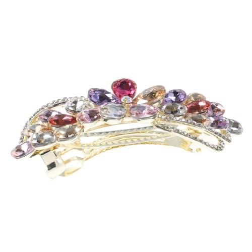 PAMINGONO Strass-haarspangen Für Damen Mit Federclip Robuster Für Vielseitigen Gebrauch Leichter Und Sicherer Für Frisuren von PAMINGONO