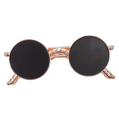 PAMINGONO 1stück Sonnenbrille Form Haarklammer Metall Kreative Haarspange Für Damen Vintage Inspirierte Haarschmuck Festliche Haaraccessoires Goldene Farbe von PAMINGONO