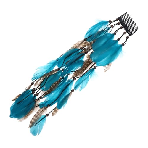 PAMINGONO Bohemian Plume Haarband Mit Eleganten Federn Verstellbar Für Und Mädchen Für Festivals Hochzeiten Und Kostüme Modisches Haarschmuck-accessoire von PAMINGONO