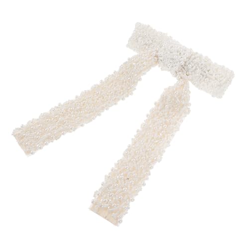 PAMINGONO Luxuriöse Handgefertigte Haarspange Mit Schleife Haarspange Für Frauen Pferdeschwanz-clip Elegantes Haar-accessoire Für Den Alltag von PAMINGONO