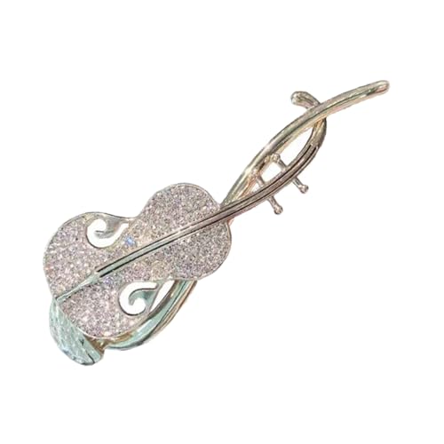 PAMINGONO Haarspange Für Frauen Pipa-haarspange Mit Bling-kopfschmuck Dekorative Haarspangen Für Festliche Frisuren Haarklammer Zum Fixieren Von Feinem Haar von PAMINGONO