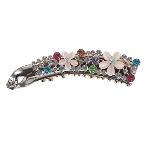 PAMINGONO Strass-bananenclip Für Frauen Haarklammer Haarklammer Queen-accessoires Für Dünnes Haar von PAMINGONO