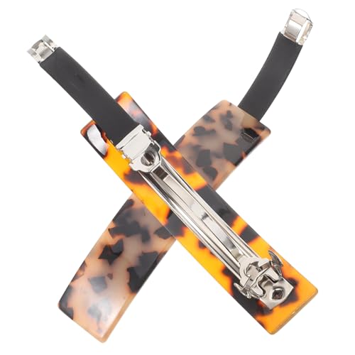 PAMINGONO 2stücke Friseurclips Für Damen Elegante Französische Haarklammern Und Schildpatt Für Dickes Haar Stilvolle Hochsteckfrisuren Rutschfest Und Langlebig von PAMINGONO