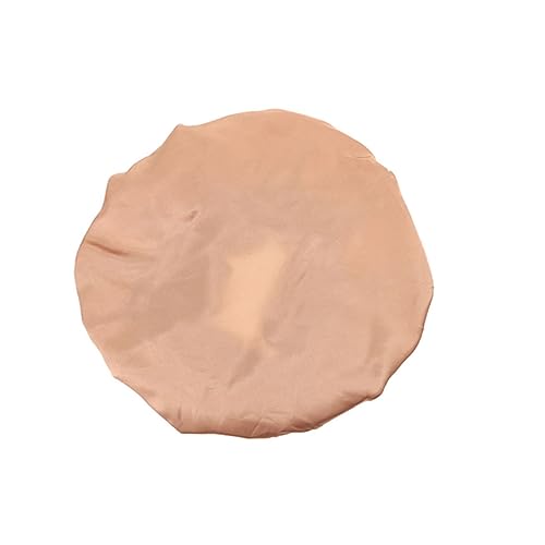 PAMINGONO Satin Schlafhaube Für Damen Elastische Haarschutz Mütze Zum Schlafen Verstellbare Und Atmungsaktive Schlafkappe Für Reisen Und Besondere Anlässe Goldene Farbe von PAMINGONO