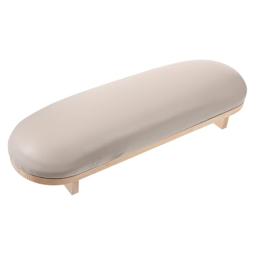 PAMINGONO Holz Nagel Hand Rest Stehen Maniküre Arm Rest Kissen Leder Kissen Für Home Nailart Maniküre von PAMINGONO
