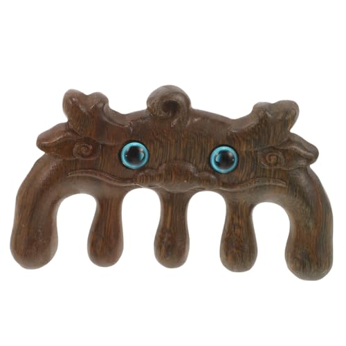 PAMINGONO Holzkamm Breitzahnig Für Kopfhautmassage Und Entwirrungs-haar-kamm Holz-haarkamm Für Damen Und Herren Wurzelkamm Mit Massagefunktion von PAMINGONO