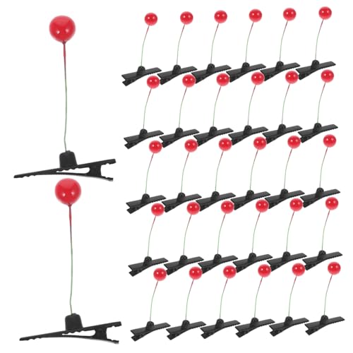 PAMINGONO Kirsch-haarspangen-set 40-teilig Baby-haar-accessoires Für Mädchen Keine Kopfbedeckung Haarspangen Feder-haarnadel von PAMINGONO