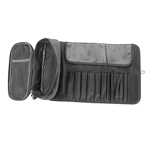 PAMINGONO Kompakter Make-up-pinselhalter Make-up-Pinsel-rolltasche Kosmetiktasche Organizer Kulturbeutel Für Die Reise von PAMINGONO