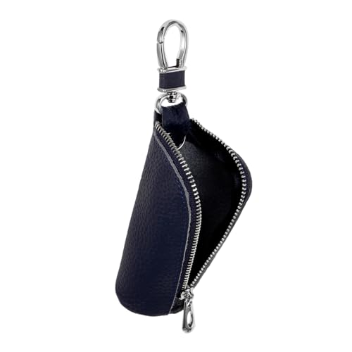 PAMINGONO Kompakter Schlüsselorganizer Aus Weichem Multifunktionale Schlüsseltasche Für Autoschlüssel Mit Sicherem Reißverschluss Für Unterwegs Edlem von PAMINGONO