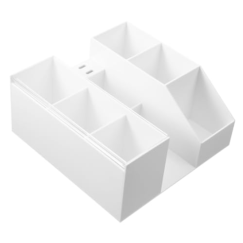 PAMINGONO Kosmetik Aufbewahrungsbox Für Wimpernwerkzeuge Make-up Organizer Mit Fächern Und Klarem Design Für Eyelash Extensions Und Schminkutensilien von PAMINGONO