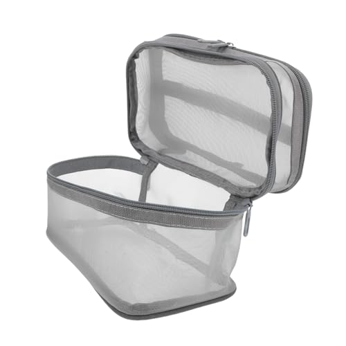 PAMINGONO Kosmetiktasche Für Damen Transparente Doppellagige Aufbewahrungstasche Für Reisen Waschbeutel Mit Reißverschluss Für Kosmetik Und Toilettenartikel PAMINGONO Kosmetiktasche Für Damen Transparente Doppellagige Aufbewahrungstasche Für Reisen Waschbeutel Mit Reißverschluss Für Kosmetik Und Toilettenartikel von PAMINGONO