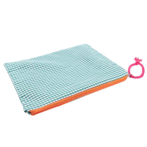 PAMINGONO Reise Kosmetiktasche Vintage Karomuster Große Kapazität Tragbare Make-up Tasche Für Damen Organizer Für Kosmetikartikel Und Toilettenartikel Leicht Und Kompakt Für Unterwegs von PAMINGONO