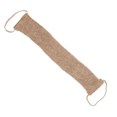 PAMINGONO Rückenbürste Zum Körperpeeling Mit Griff Luffa Peeling Für Dusche Badeschrubber Jute Rückenwäscher Zur Tiefenreinigung Für Männer Und Frauen von PAMINGONO