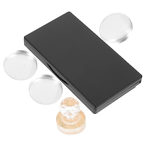PAMINGONO Leere Lidschattenpalette Kosmetikpaletten Mit Runden Lidschatten-pfannen Wiederverwendbar Tragbar Für Make-up von PAMINGONO