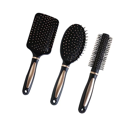 PAMINGONO 3stücke Massagekamm Mit Haar-accessoires Für Männer Kopfhaut-massage Lockenkamm Glatte Kammzähne Entwirrt Haar Mühelos Schont Kopfhaut Ergonomischer Griff Tägliches Kämmen von PAMINGONO