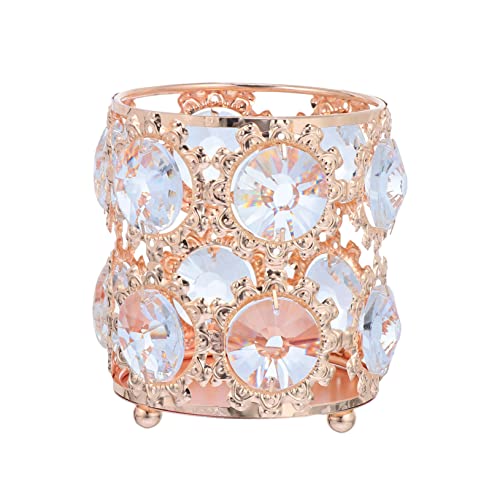 PAMINGONO Kosmetik-aufbewahrungseimer Dekorativer Make-up-pinsel-organizer Rotierender Schreibtisch-schreibwarenhalter Stifthalter PAMINGONO Kosmetik-aufbewahrungseimer Dekorativer Make-up-pinsel-organizer Rotierender Schreibtisch-schreibwarenhalter Stifthalter von PAMINGONO