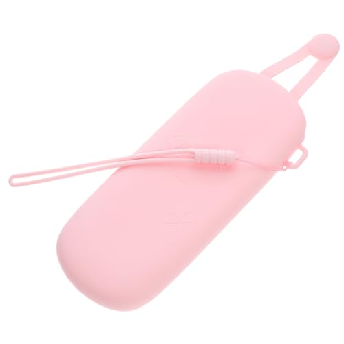 PAMINGONO Kosmetiktasche Aus Silikon Für Damen Portable Reisen Make-up-Tasche Schlanke Aufbewahrungsbox Für Kosmetika Und Brillen Und Staubdicht von PAMINGONO