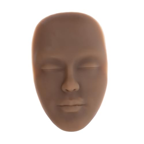PAMINGONO Make-up Übungskopf Für Training Abnehmbares Gesicht Für Augenbrauen Lidschatten Und Eyeliner Für Make-up- Und Anfänger Langlebig Und von PAMINGONO