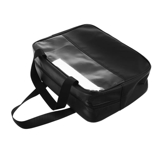 PAMINGONO Transparenter Make-up Kulturtasche Mit Reißverschluss wasserdichte Reisen Bad Organizer Tasche Groß Für Pinsel Und Toilettenartikel Durchsichtig Für Künstler Und Frau Mit von PAMINGONO