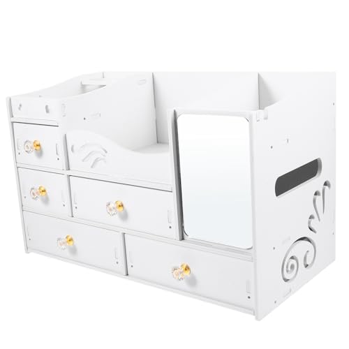 PAMINGONO Praktischer Make-up-organizer mit Schubladen für Kosmetika und Pinsel von PAMINGONO