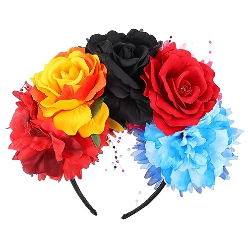 PAMINGONO Blumen-haarreif Blumen-stirnband Viele Stile Party-accessoire von PAMINGONO